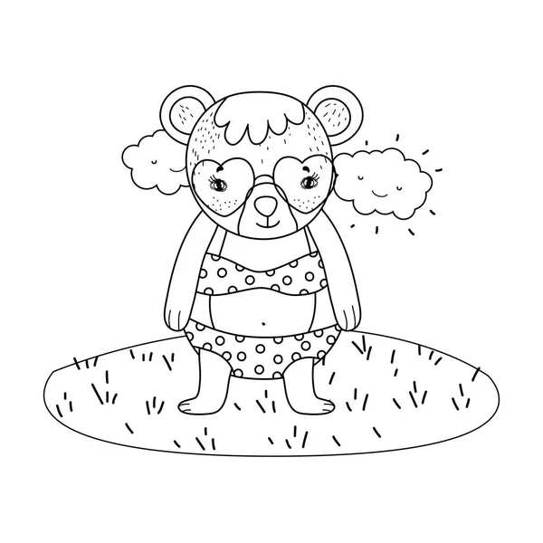 Oso Con Gafas De Sol Vector Art Stock Images ページ 6 Depositphotos