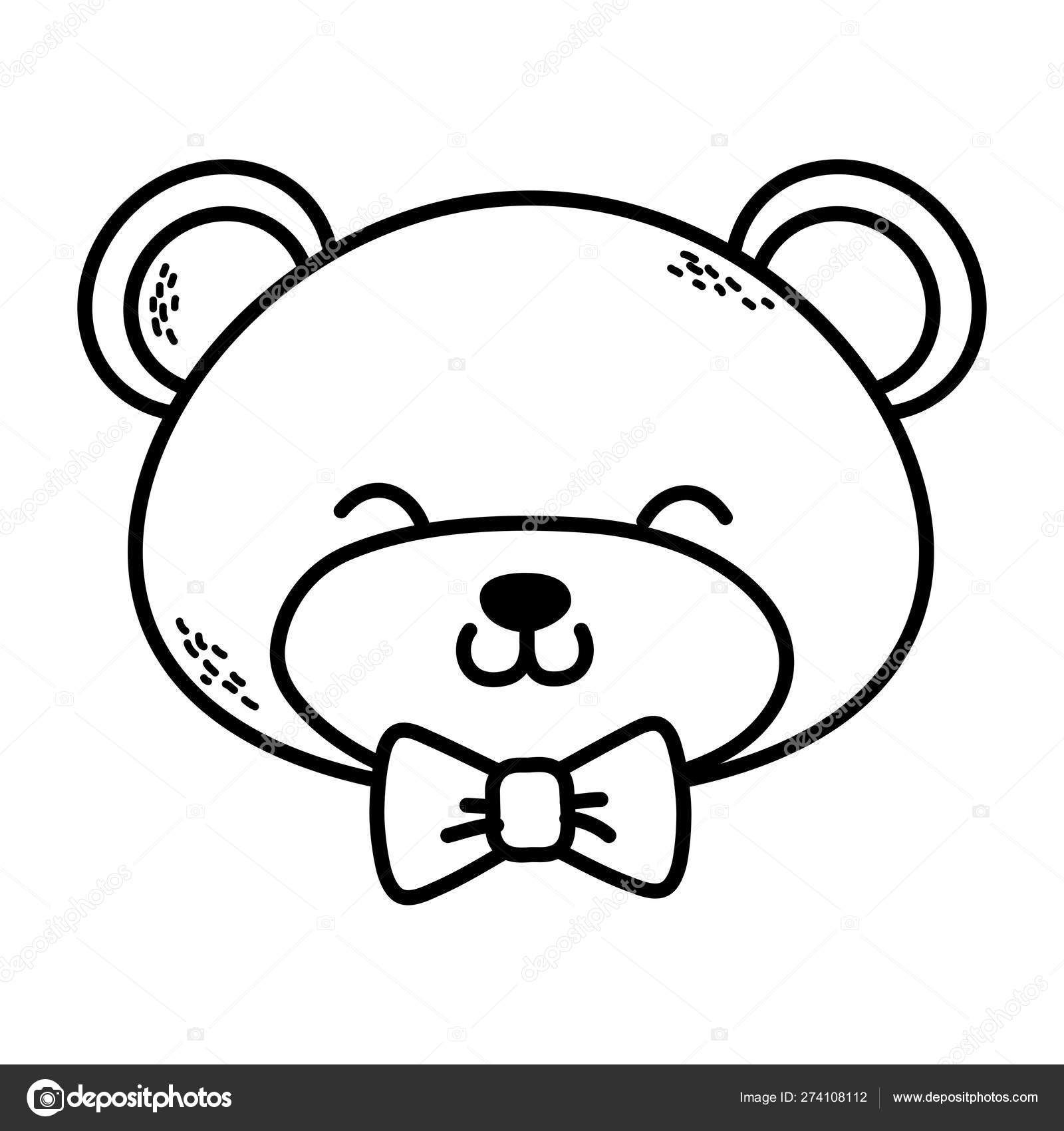 cartoon bear face