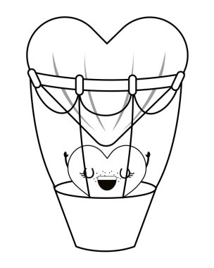 aşk kalp karikatür