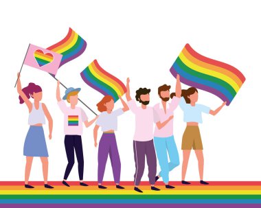 homoseksüel gururlu karikatür