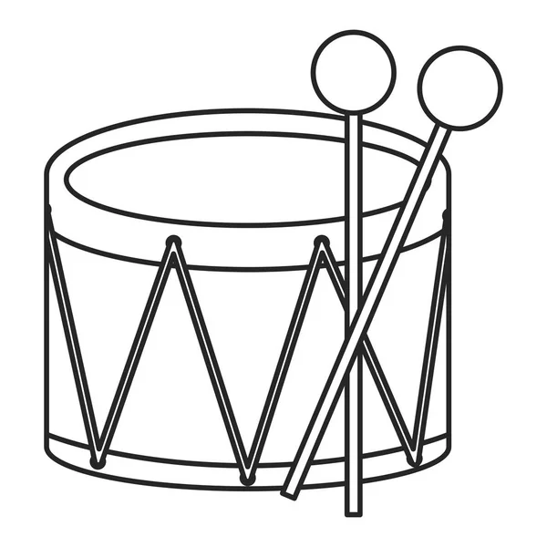 Spielzeug für Trommeln — Stockvektor