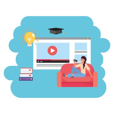 Online eğitim bin yıllık öğrenci web sayfası