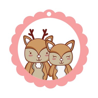 Sevimli hayvan çizgi filmi