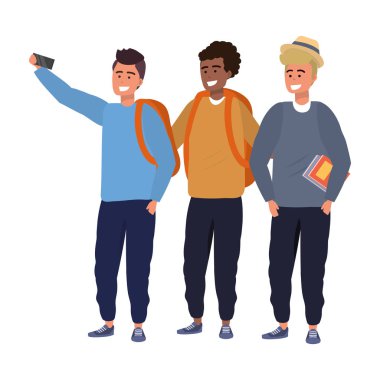 Bin yıllık grup selfie çekiyor