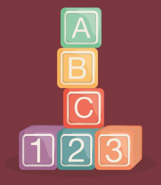 alfabe blokları bebek oyuncak