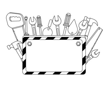 İnşaat mimari çizgi film