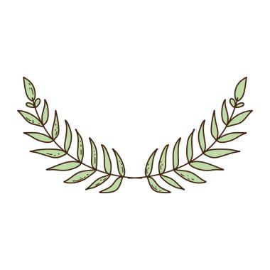 Yapraklı ağaç dalı.