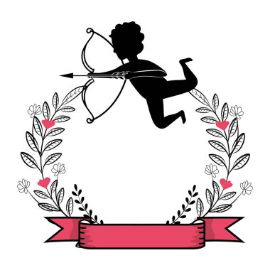 aşk sevgililer cupid karikatür