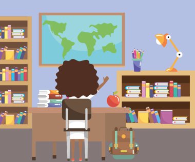 İlköğretim Okulu çizgi film