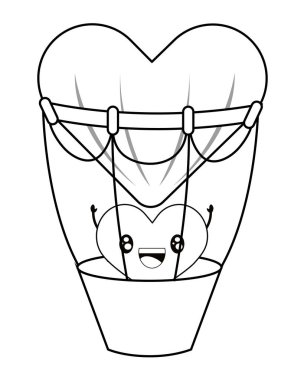 aşk kalp karikatür