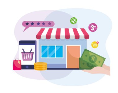 samrtphone e-ticaret teknolojisi ile dijital pazar satışı