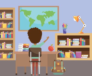 İlköğretim Okulu çizgi film