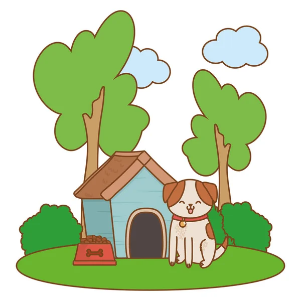 Cute funny Pet cartoon — Stockvector