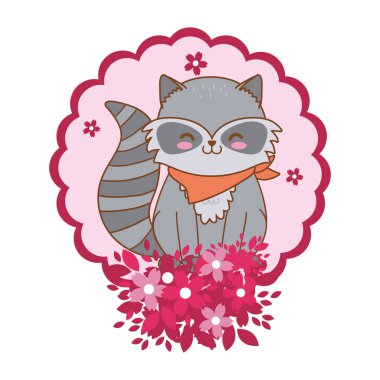 sevimli küçük hayvan karikatür