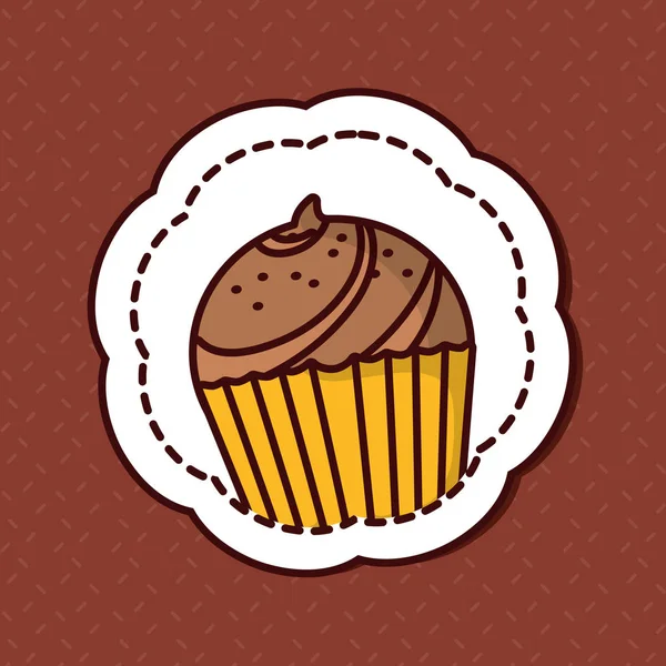 Délicieux dessin animé de boulangerie — Image vectorielle
