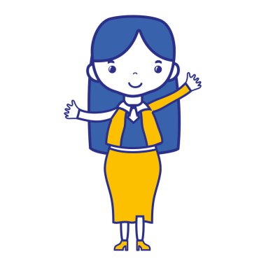 kadın saç modeli ve şık giysileriyle tasarımı ile