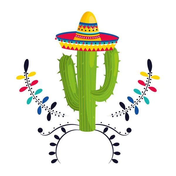 Dibujos animados de cultura mexicana — Vector de stock