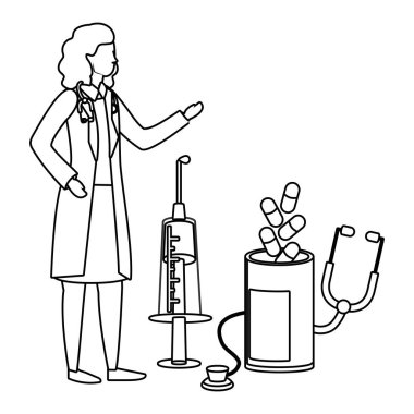 sağlık tıbbi karikatür