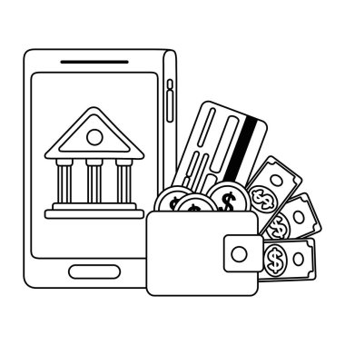 Smartphone ve online tasarım alışveriş