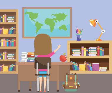 İlköğretim Okulu çizgi film