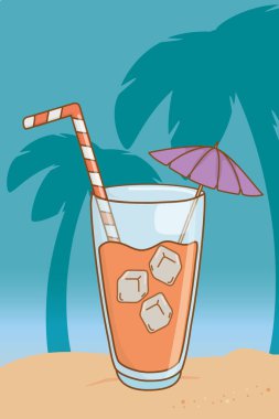 manzara sahilde içecek