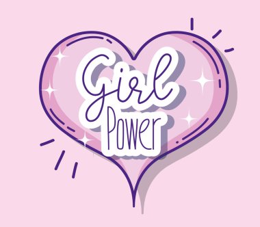 Kız güç karikatürler