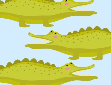 Sevimli cocodrile yaban hayatı hayvan