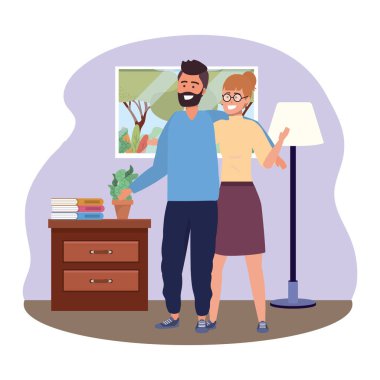 Bin yıllık çift kapalı arka plan