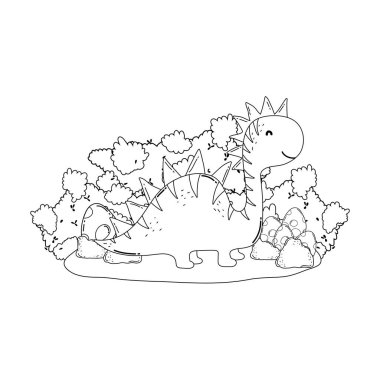 manzara sevimli apatosaurus