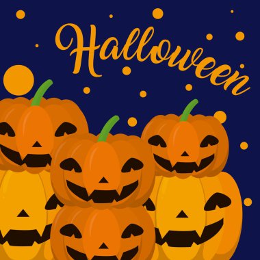 Cadılar Bayramı karikatürleri kartı