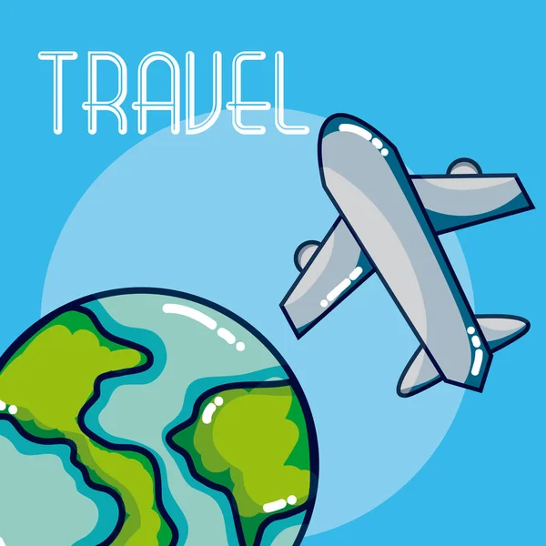 Travel and vacations — Stock Vector