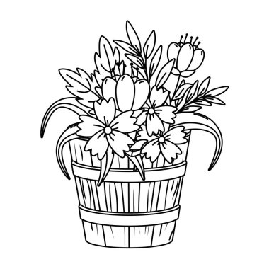 Çiçek Doğa karikatür çiçek