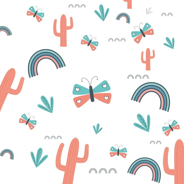 Cactus Background design — Stock Vector