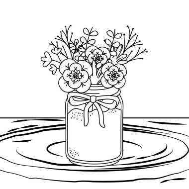 Çiçek Doğa karikatür çiçek