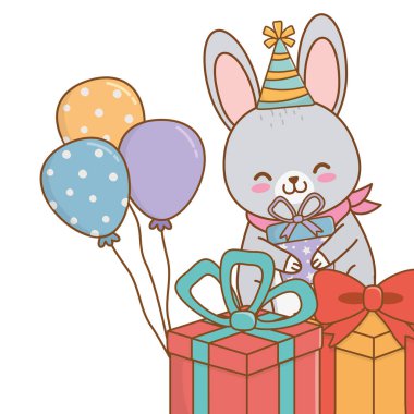 sevimli küçük hayvan karikatür