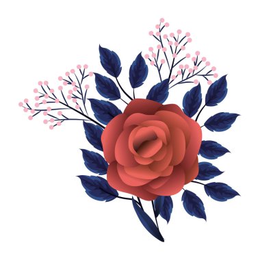 çiçek tropikal karikatür