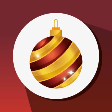 neşeli christams topu dekorasyon tasarım