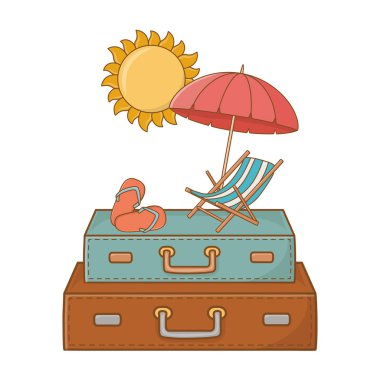 Turistik gezi yaz seyahat