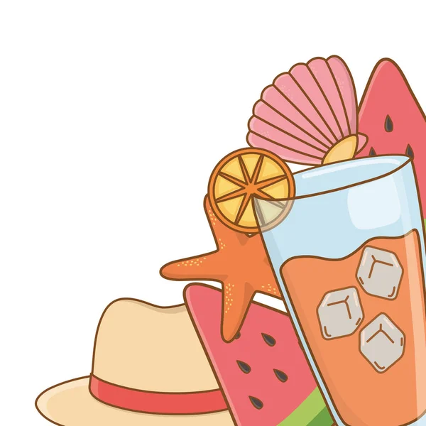 Cute Summer Flavored Juice Drink Stickers Lovely Cartoon - Temu