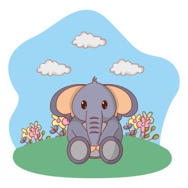 Sevimli hayvan çizgi filmi