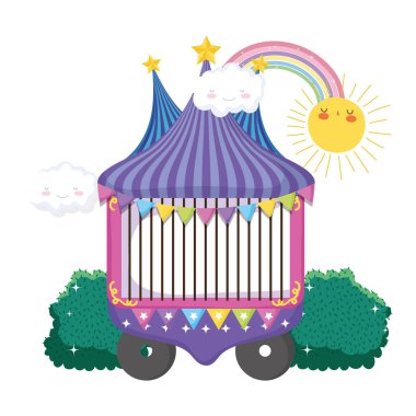 sevimli karnaval Kiosk simgesi