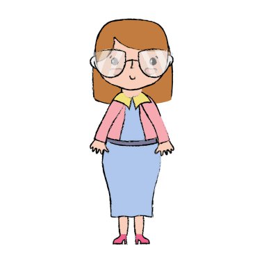 kadın saç modeli ve şık giysileriyle tasarımı ile