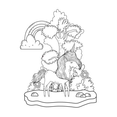 manzara güzel küçük Unicorn