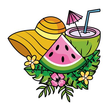 tropikal yaz çizgi film