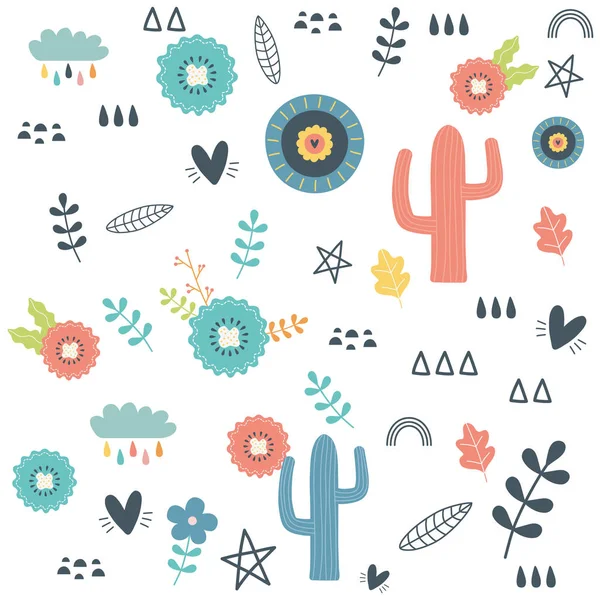 Cactus Background design — Stock Vector