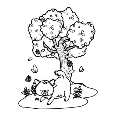 Sevimli Pet hayvan karikatür