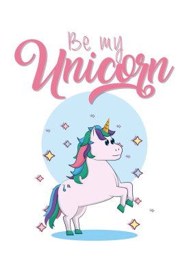 Tek boynuzlu at kartım ol.