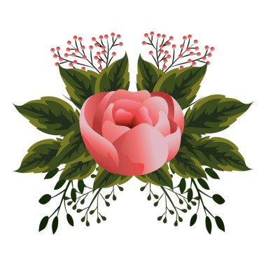 çiçek tropikal karikatür