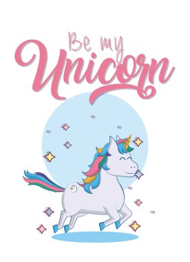 Tek boynuzlu at kartım ol.