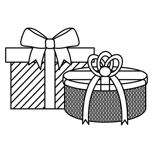 Party Geschenke Boxen Geschenke — Stockvektor